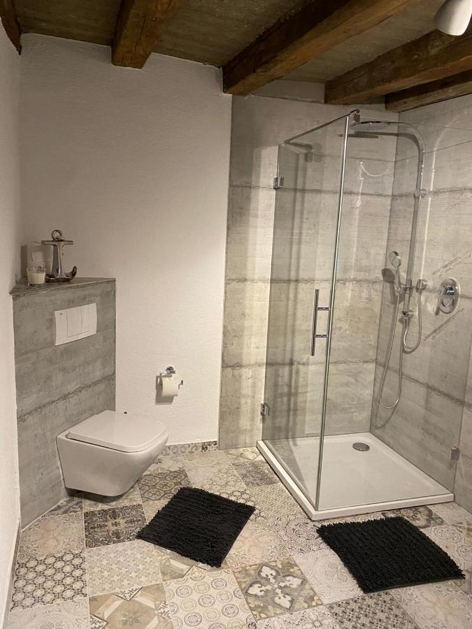 Schoene Ferienwohnung Gewoelbekeller Fachwerkhaus باشاراش المظهر الخارجي الصورة