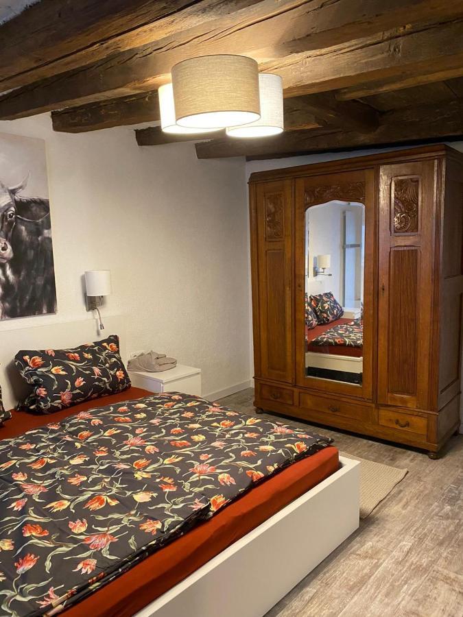 Schoene Ferienwohnung Gewoelbekeller Fachwerkhaus باشاراش المظهر الخارجي الصورة