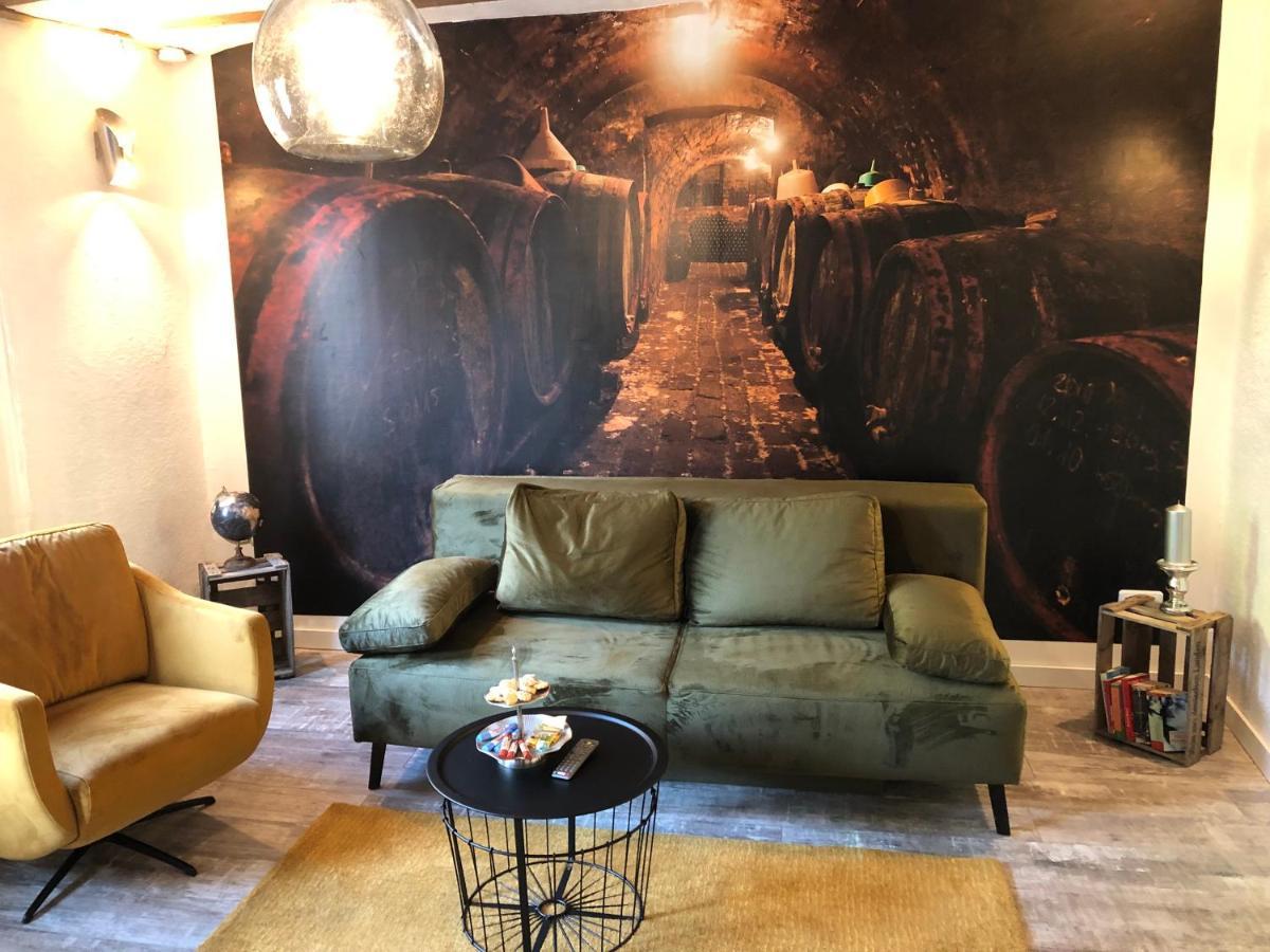 Schoene Ferienwohnung Gewoelbekeller Fachwerkhaus باشاراش المظهر الخارجي الصورة