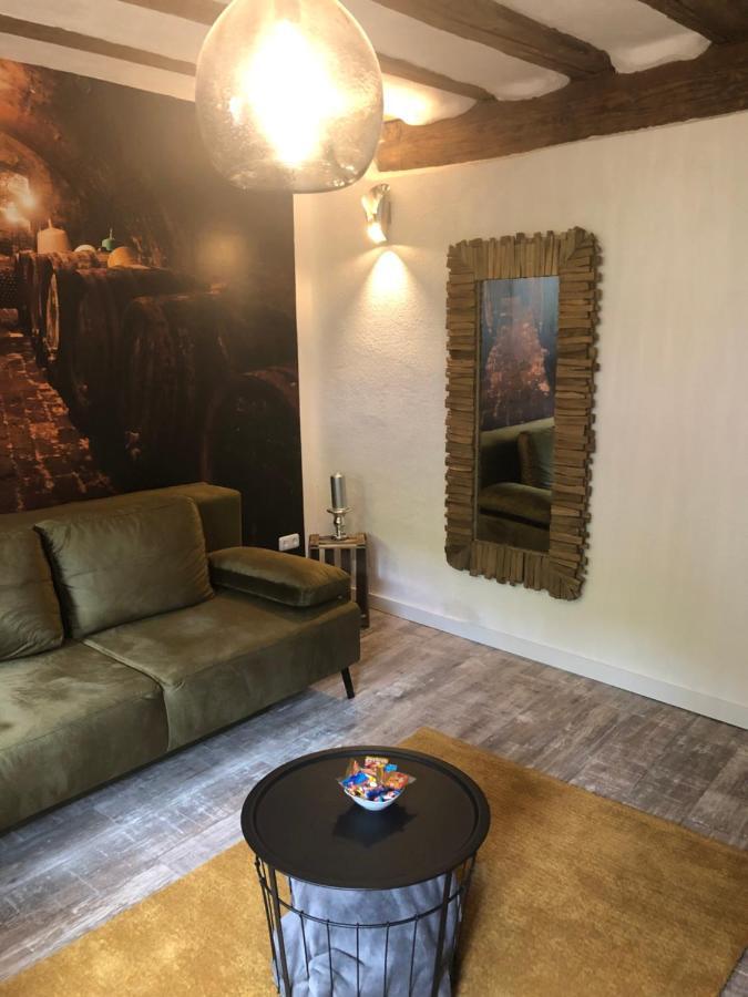Schoene Ferienwohnung Gewoelbekeller Fachwerkhaus باشاراش المظهر الخارجي الصورة
